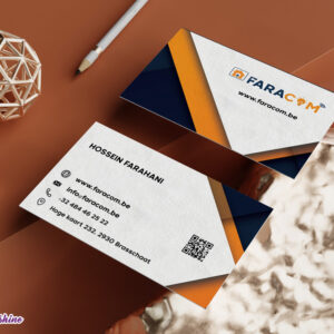 Business card design + Print 1000 pieces with lamination