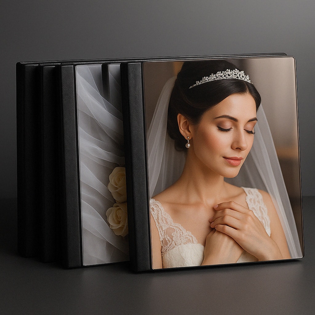 Wedding Albums and Floral Elegance