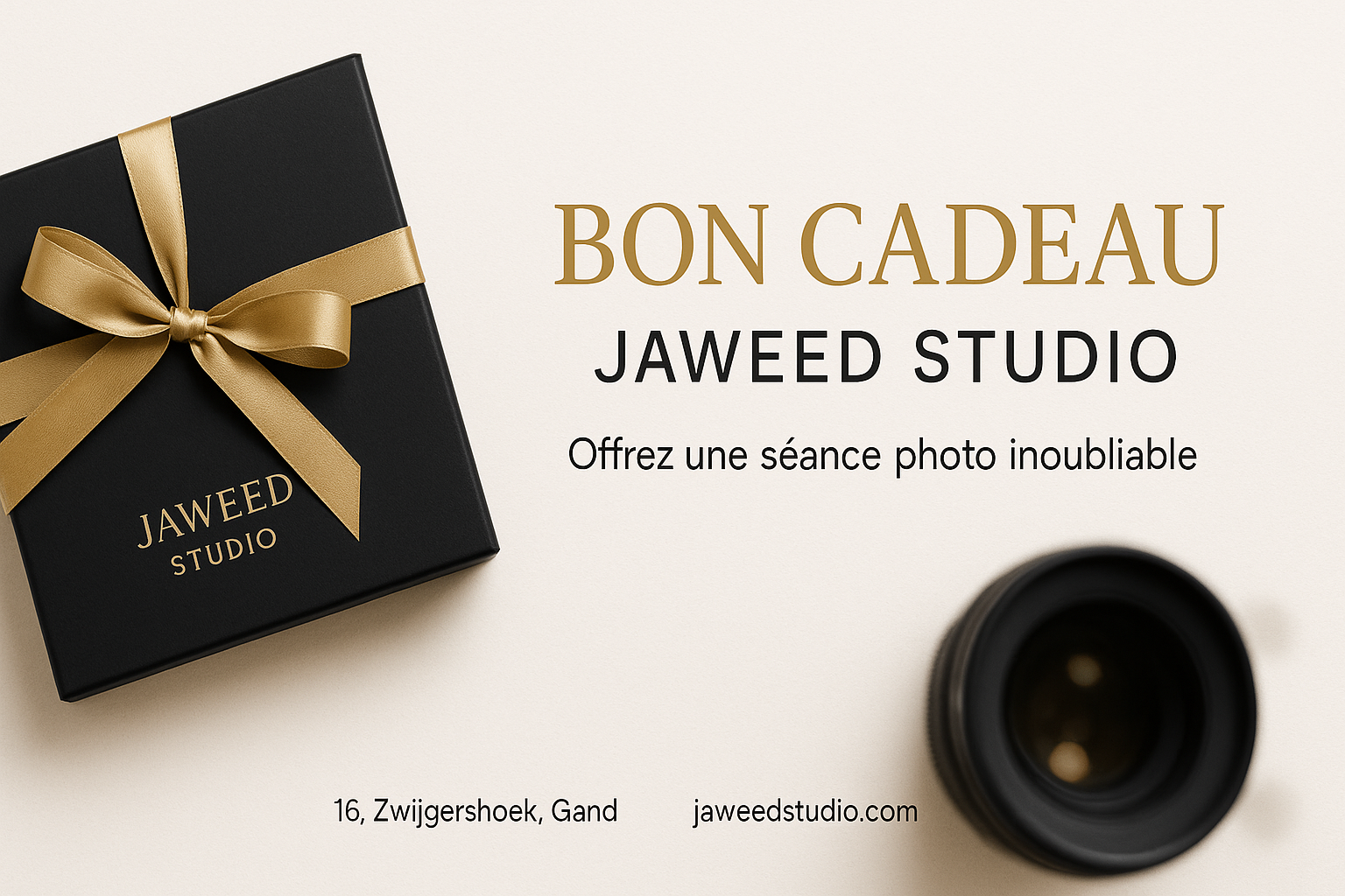 bon cadeau jaweed studio